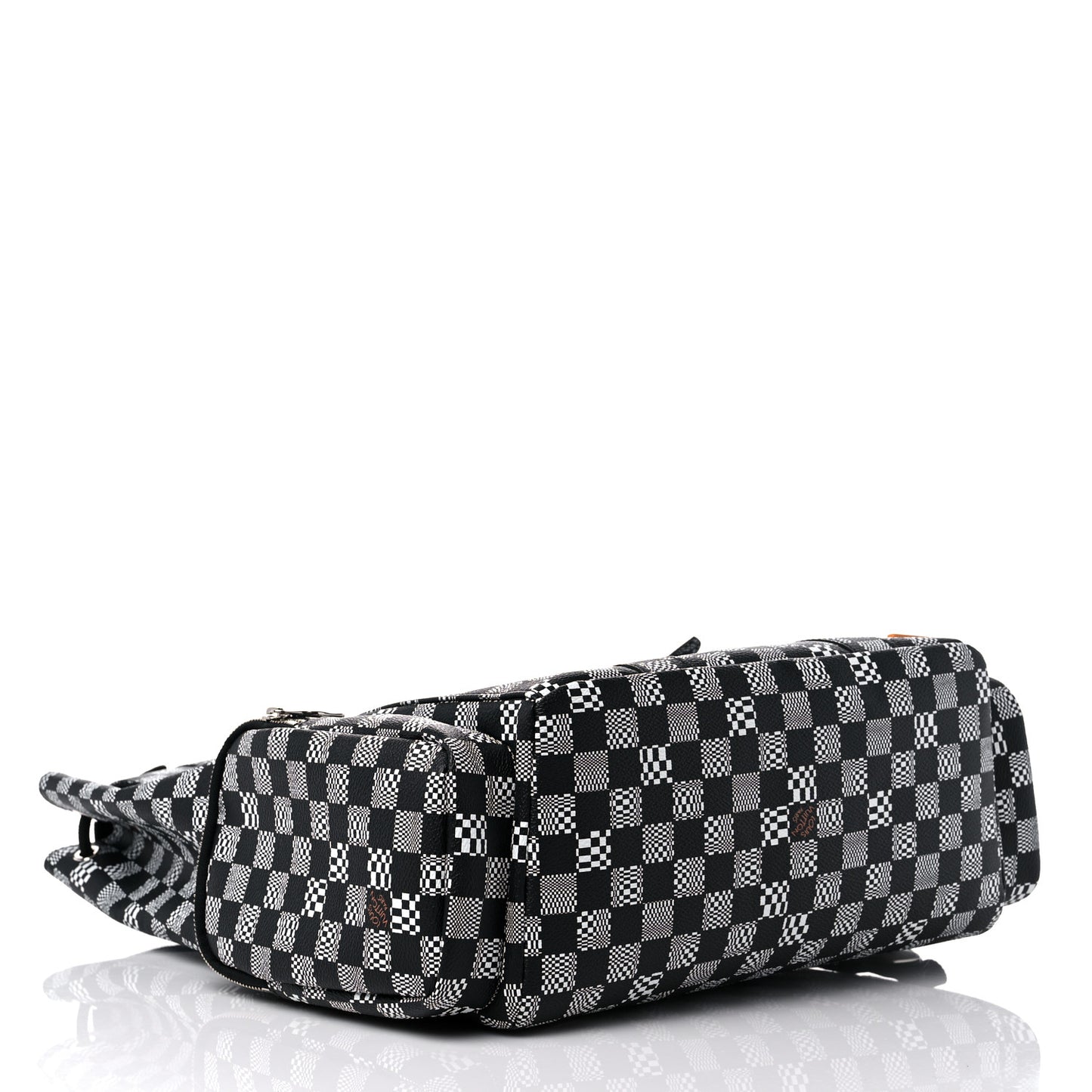 Damier Distorted Christopher Backpack Black White
