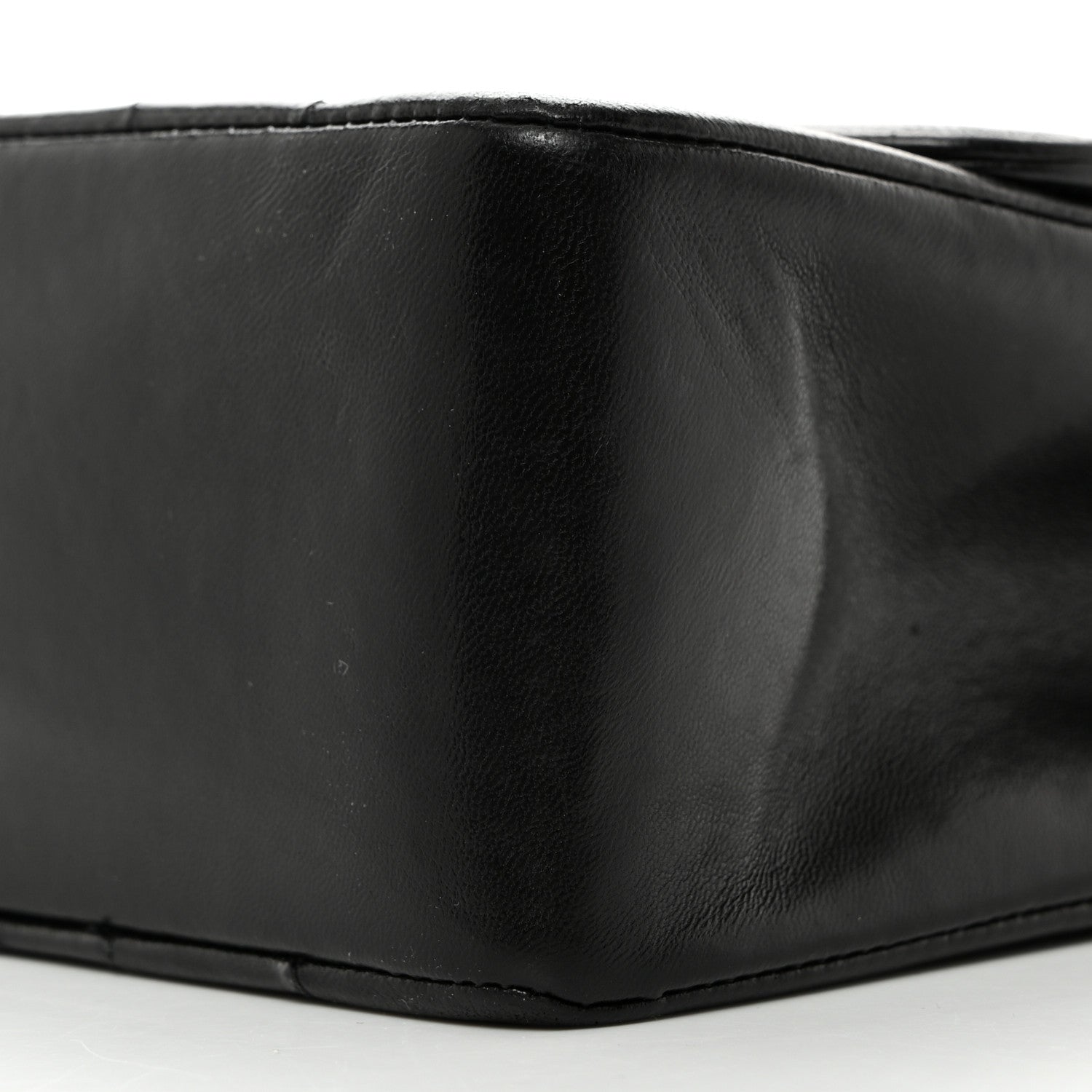 Chanel Lambskin Quilted Medium Single Flap Black 10 of 10
