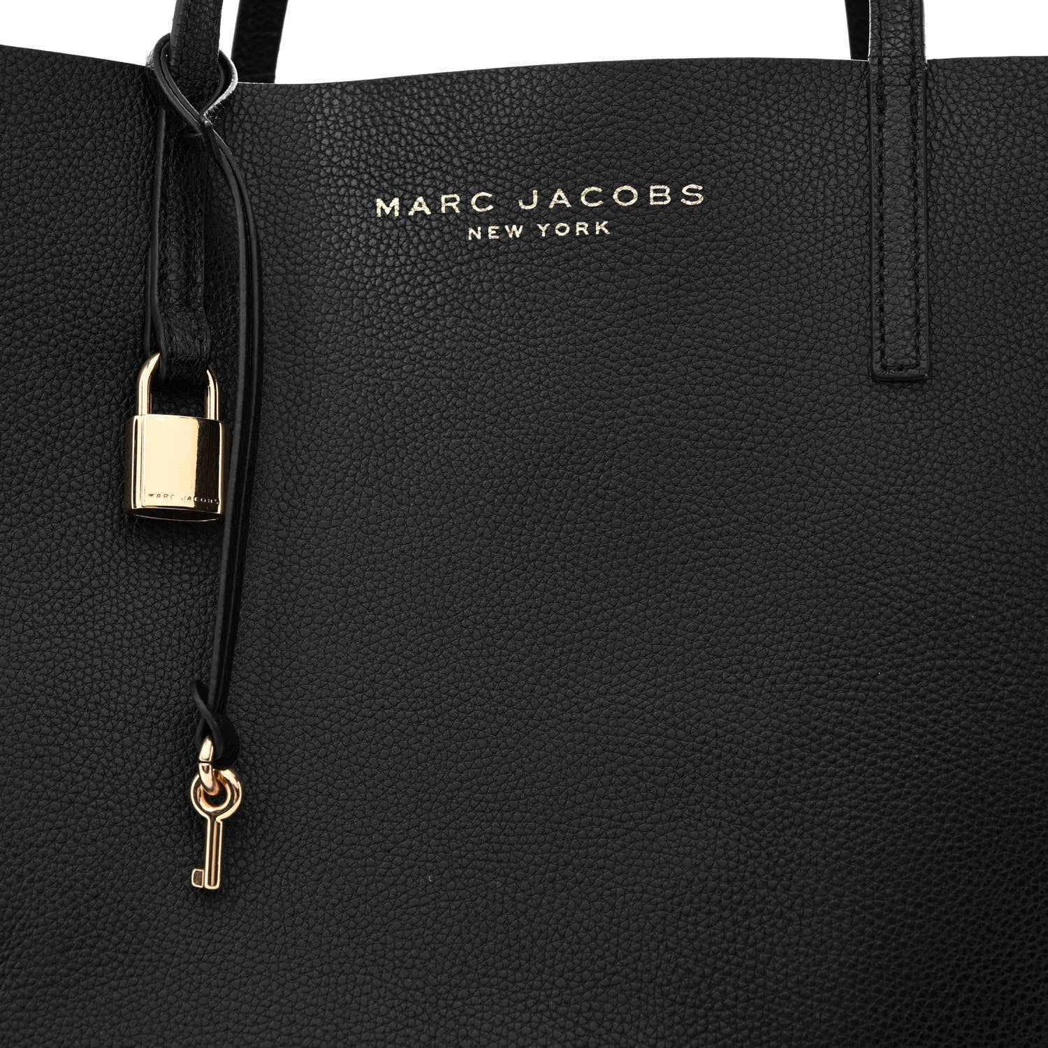 Marc Jacobs Grained Calfskin Grind Shopper Tote Black 8 of 11