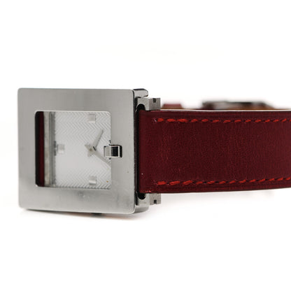 Hermes Stainless Steel Swift 26mm Belt Quartz Watch Rouge H 5 of 6