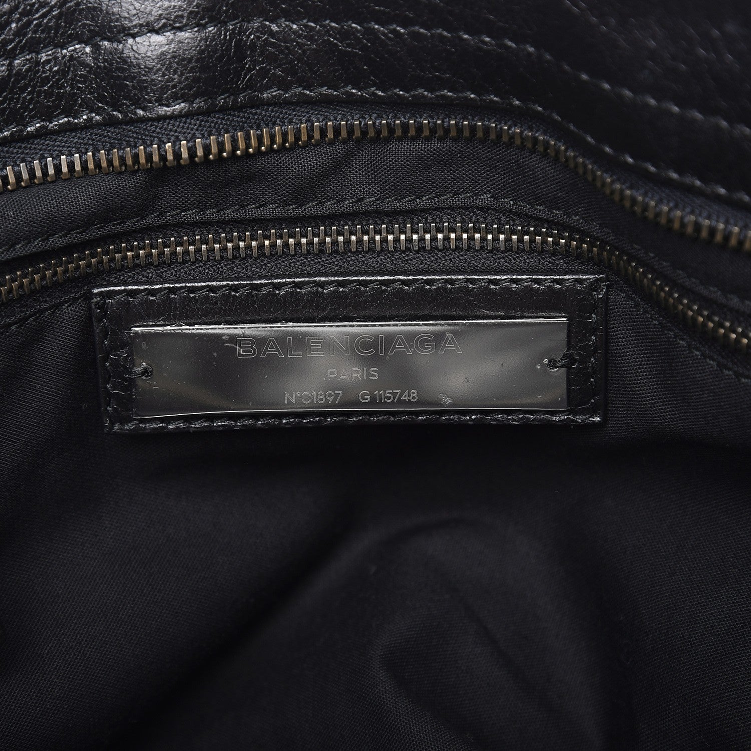 Balenciaga Agneau Classic Hardware City Black 7 of 8
