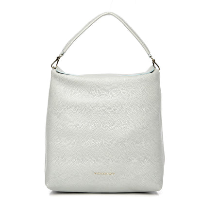 Burberry Grainy Calfskin Medium Cale Hobo Sky Blue 1 of 8