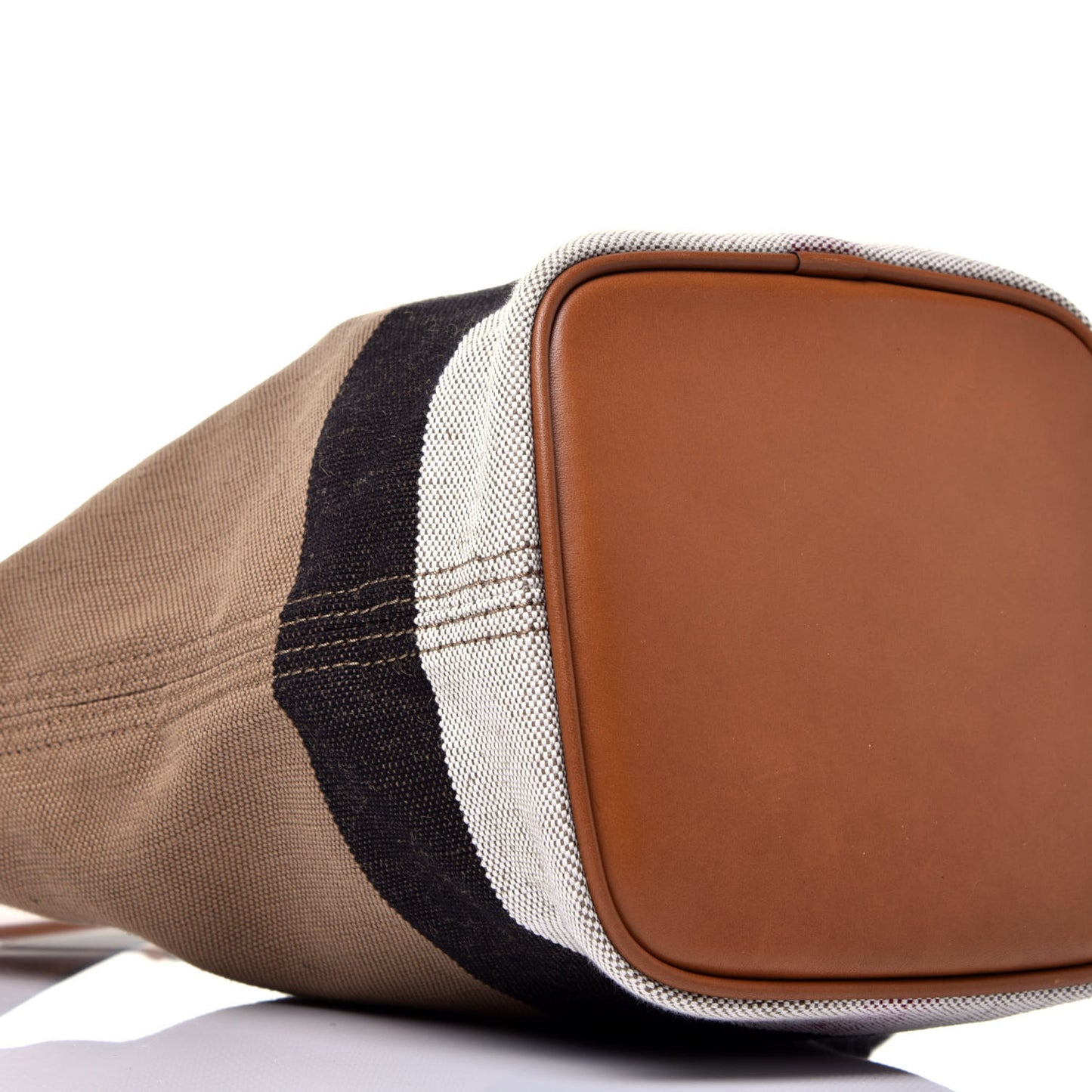 Canvas Mega Check Mini Ashby Tassel Crossbody Saddle Brown