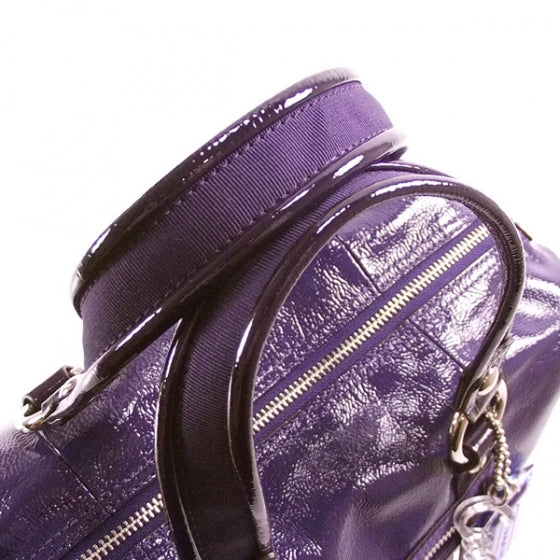 FASHIONPHILE COACHPatentPoppyLuxeyPurple15868 3 of 7