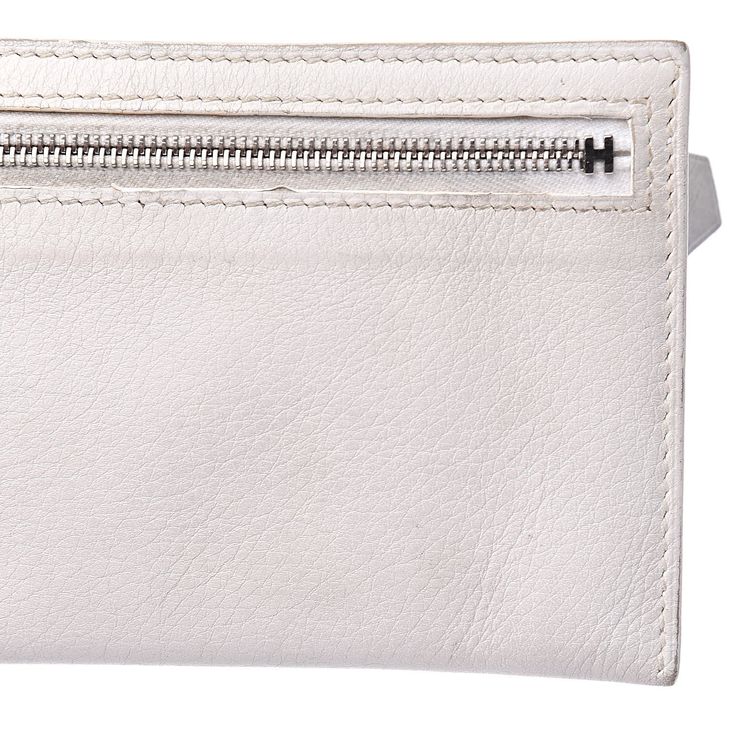 Hermes Evergrain Zip Zap White 18 of 20