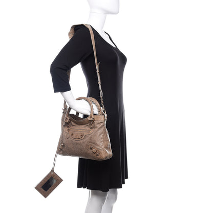 Balenciaga Agneau Giant 12 Gold Hardware Town Gris Poivre 2 of 13