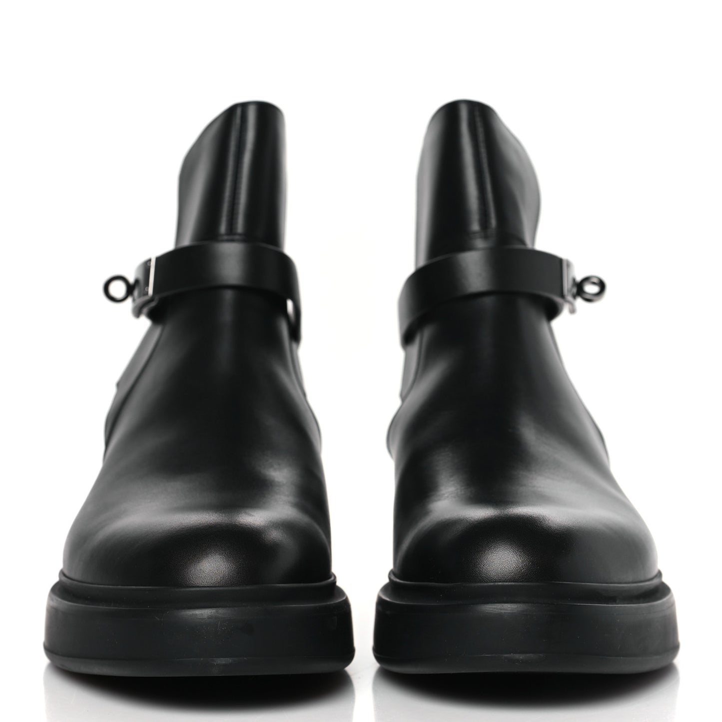Calfskin Veo Ankle Boots 38 Black