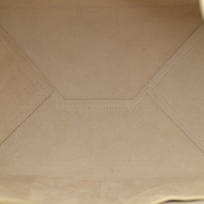 Celine Soft Grained Calfskin Small Belt Cabas Phantom Cream 5 of 12