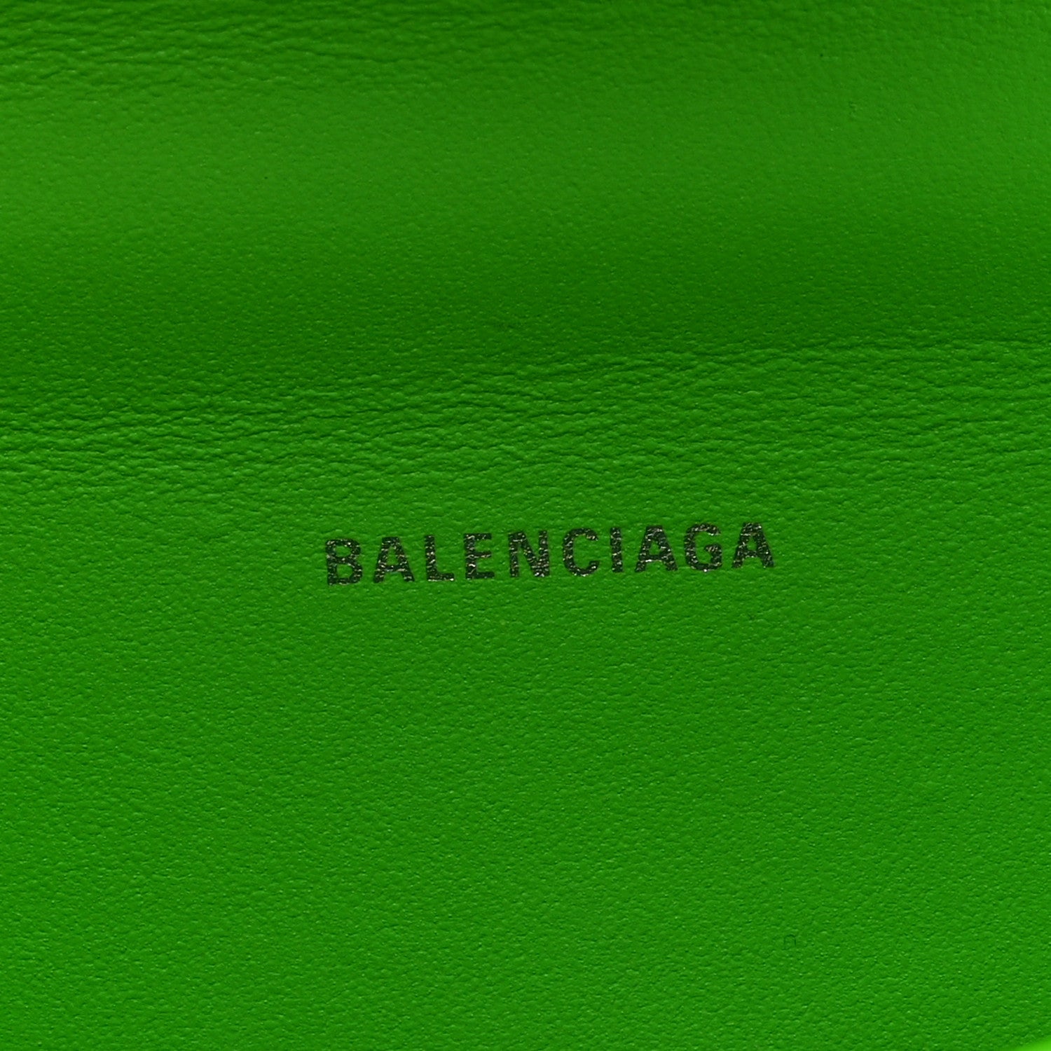 Balenciaga Shiny Box Calfskin Hourglass Top Handle Bag XS Fluo Green 6 of 9