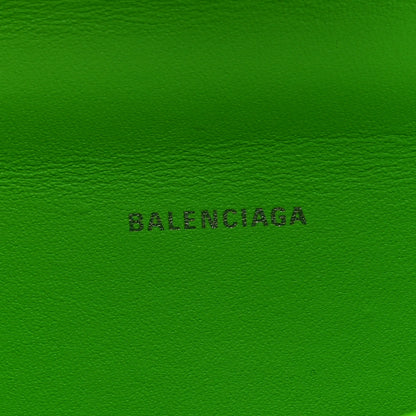 Balenciaga Shiny Box Calfskin Hourglass Top Handle Bag XS Fluo Green 6 of 9