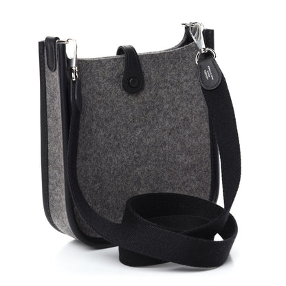 Hermes Feutre Swift Evelyne TPM Gris Moyen Black 3 of 11