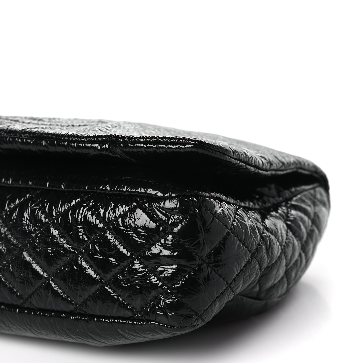 Vinyl Medium Rock and Chain Flap Black