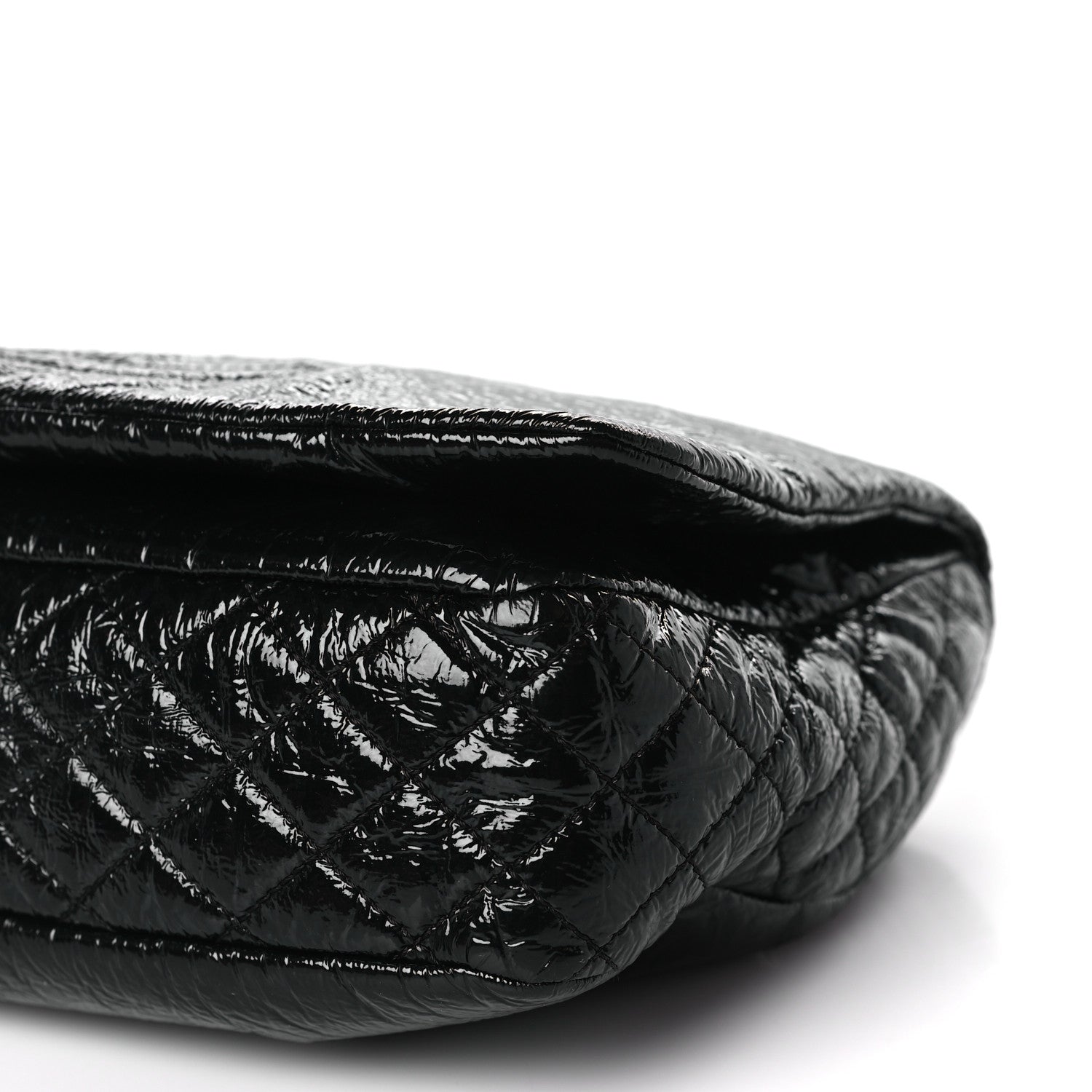 Chanel Vinyl Medium Rock and Chain Flap Black 8 of 8