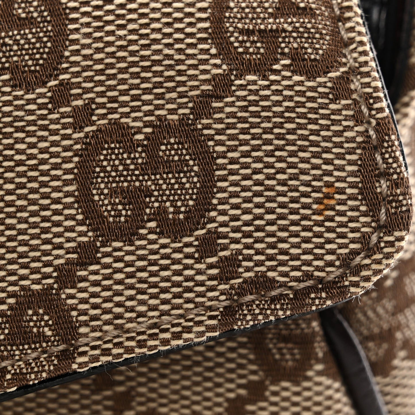 Monogram Horsebit Chain Flap Shoulder Bag Brown