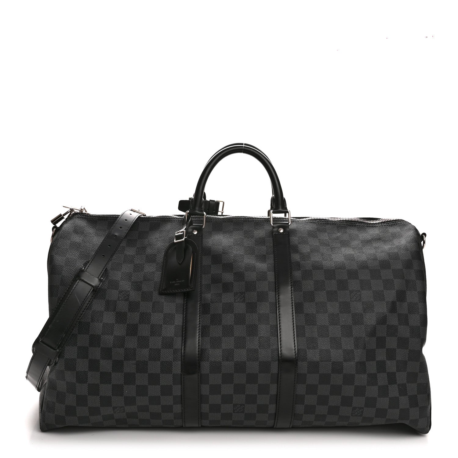 Louis Vuitton Damier Graphite Keepall Bandouliere 55 1 of 14