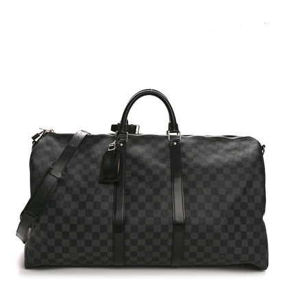 Louis Vuitton Damier Graphite Keepall Bandouliere 55 1 of 14