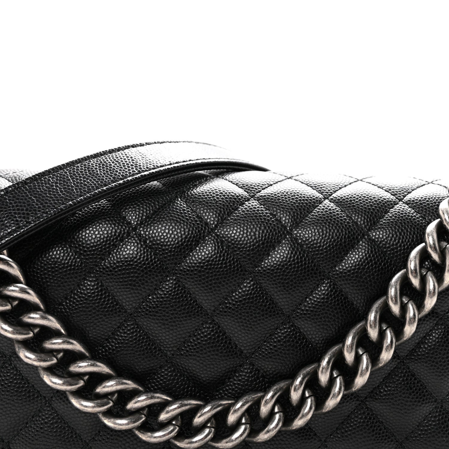 Chanel Caviar Quilted Medium Boy Flap Black 8 of 11