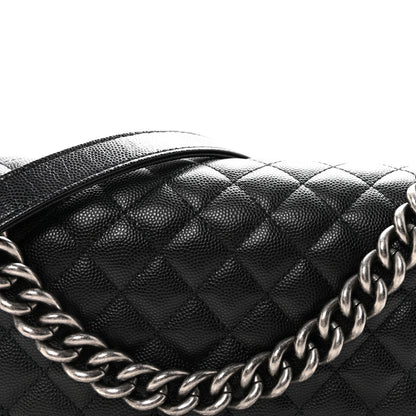 Chanel Caviar Quilted Medium Boy Flap Black 8 of 11