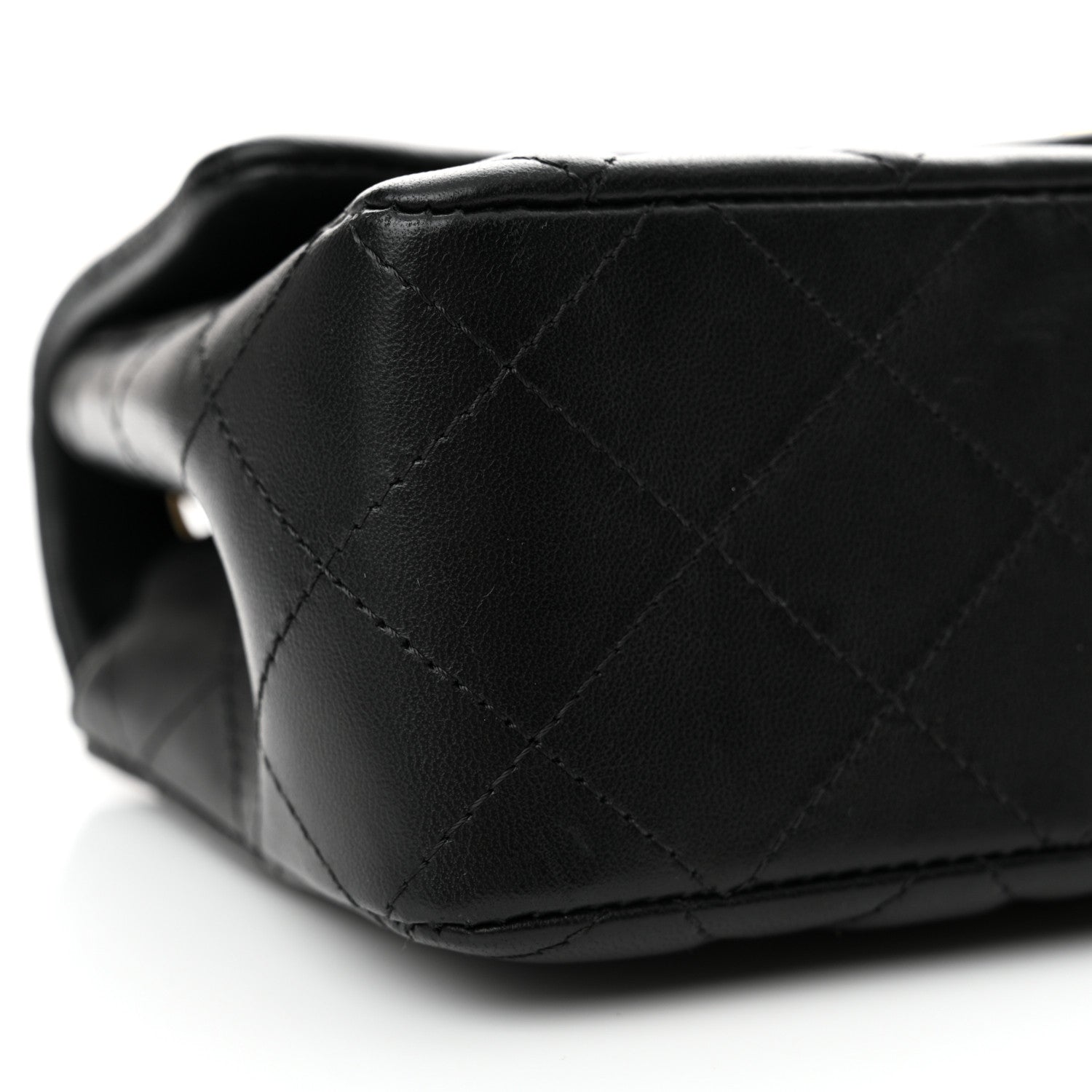 Chanel Lambskin Quilted Mini Rectangular Flap Black 9 of 12
