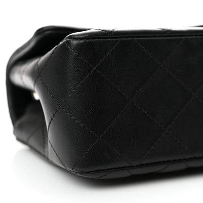 Chanel Lambskin Quilted Mini Rectangular Flap Black 9 of 12