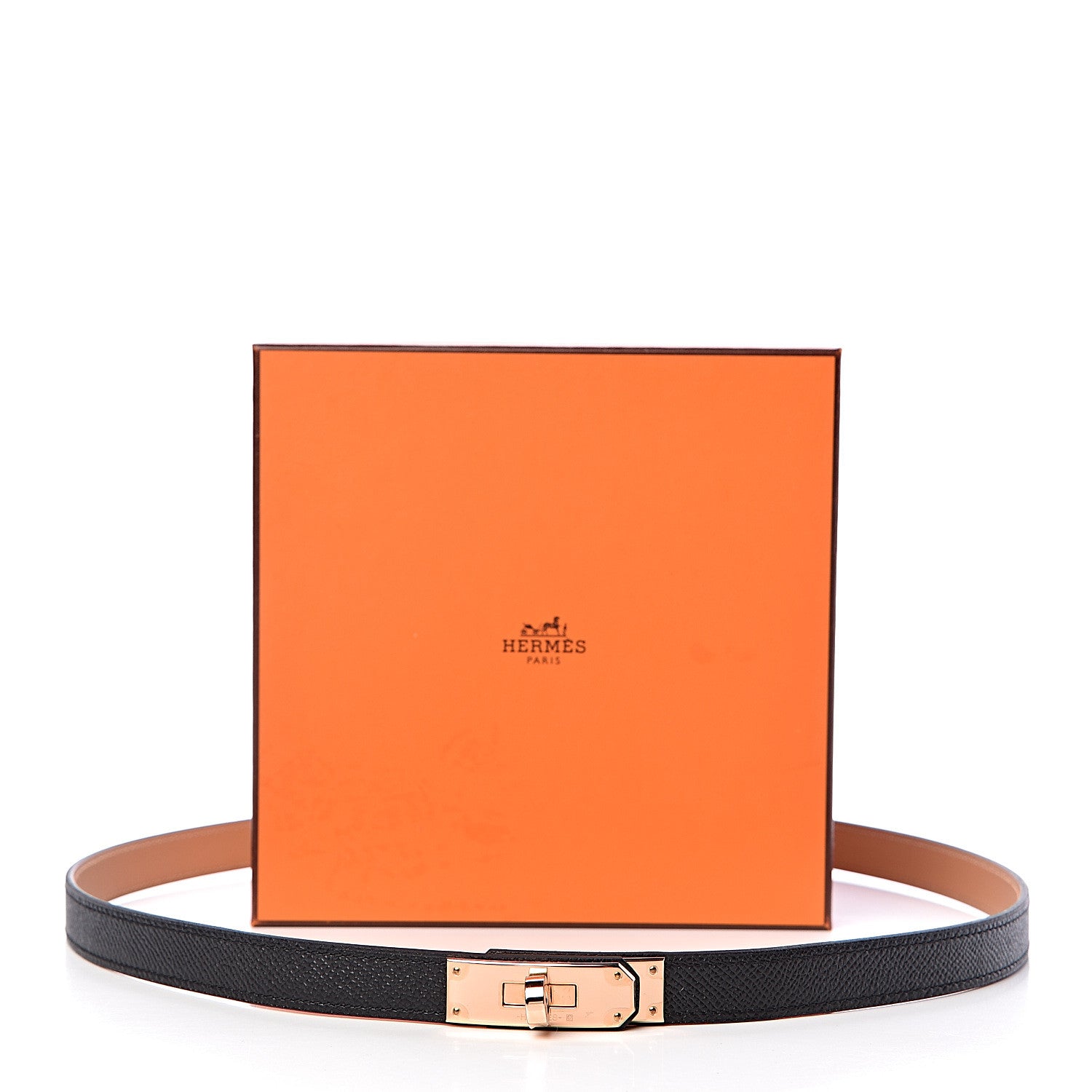 Hermes Epsom Kelly Belt Black 5 of 5