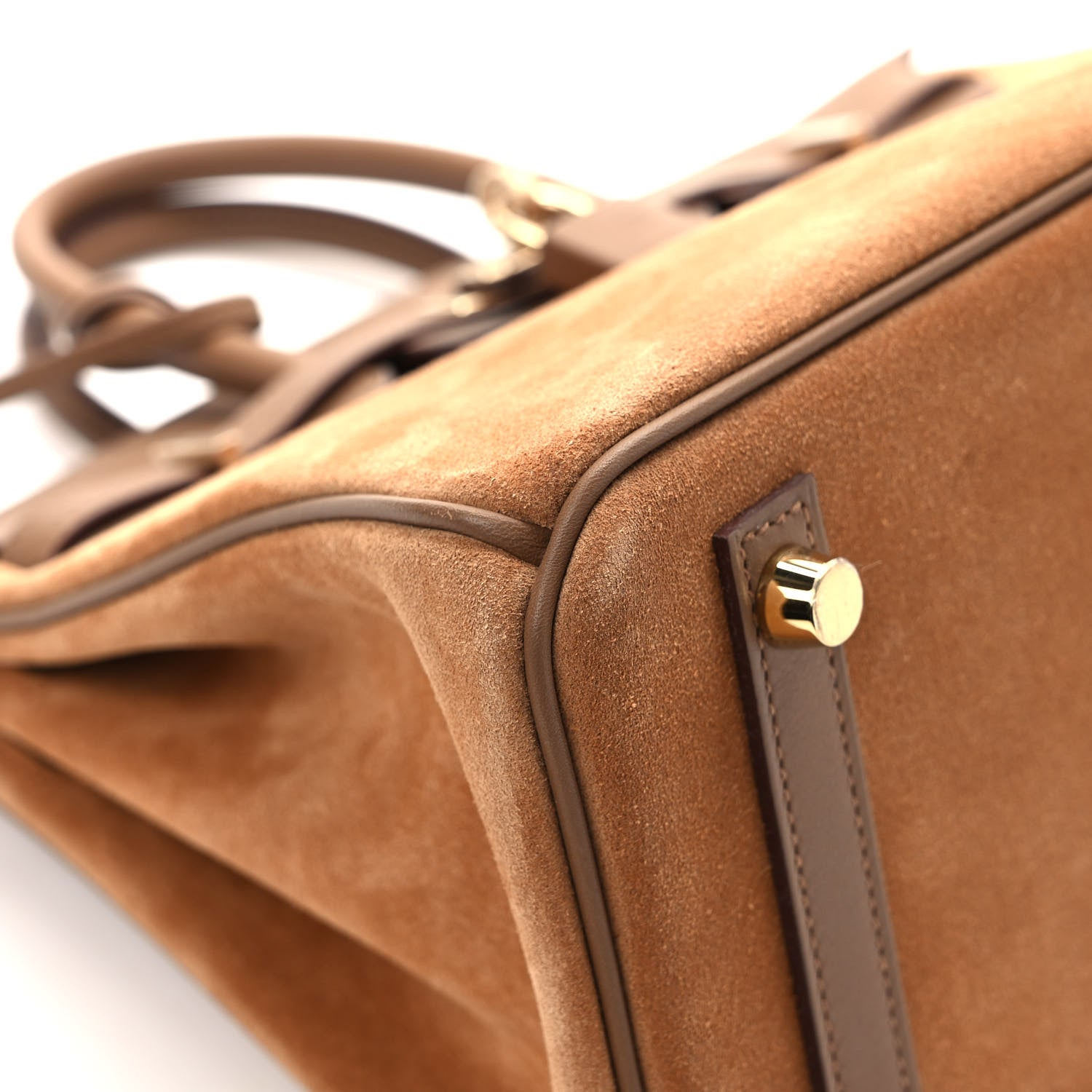 Hermes Veau Doblis Swift Grizzly Birkin 25 Alezan 9 of 11