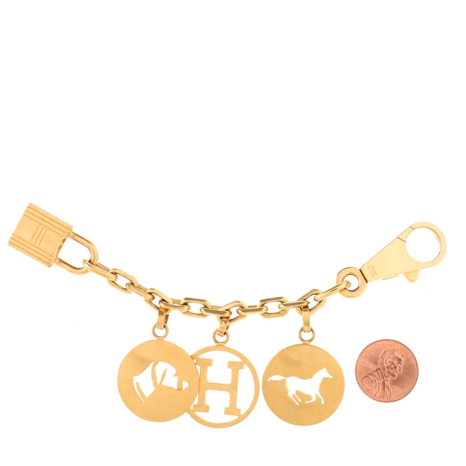 Hermes Breloque Bag Charm Gold 2 of 4