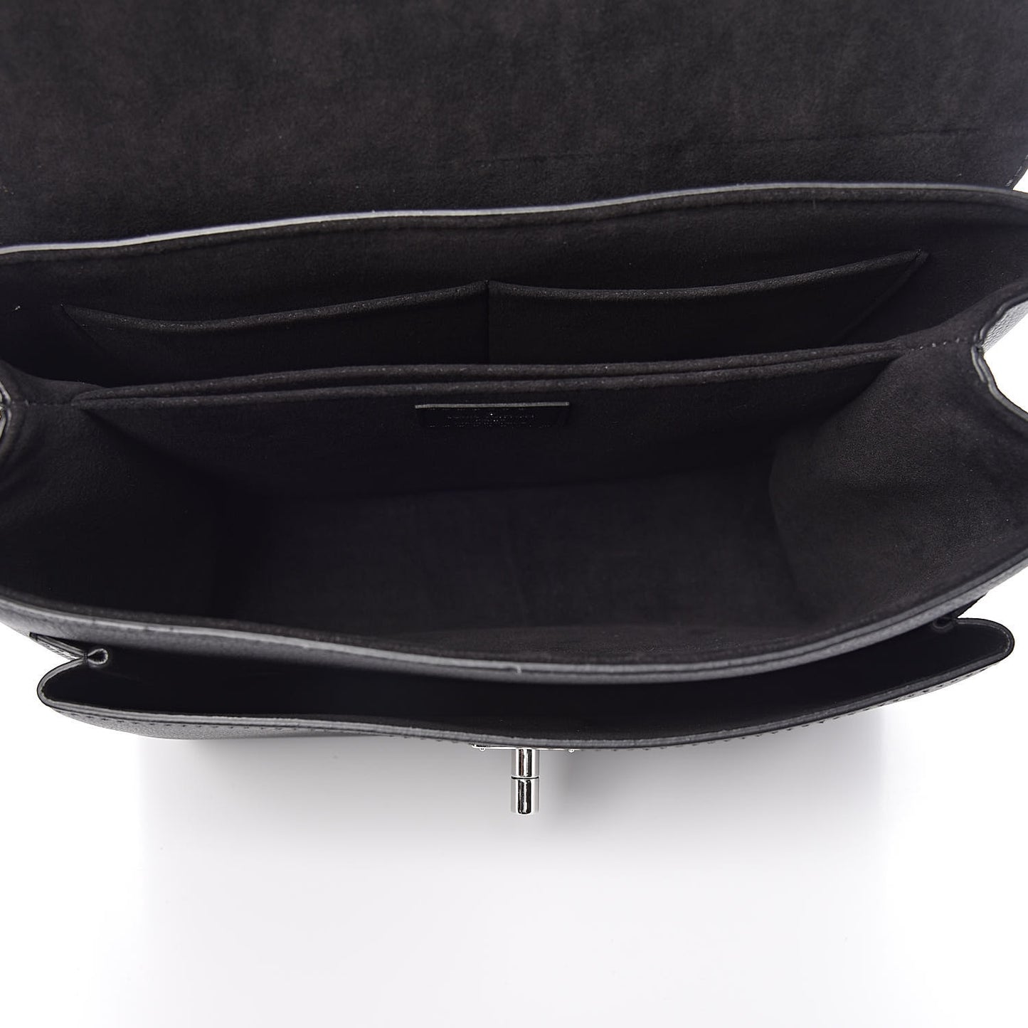 Soft Calfskin My Lockme Top Handle Black