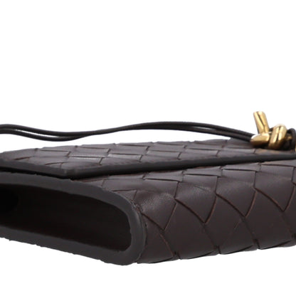 Bottega Veneta Nappa Intrecciato Long Andiamo Top Handle Clutch Fondant 9 of 10