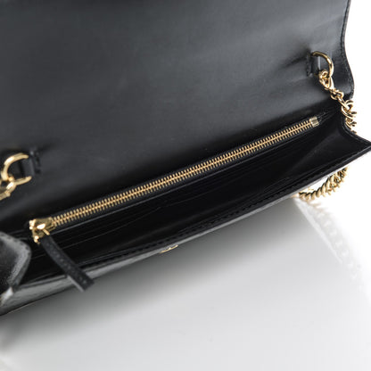 Gucci Guccissima Icon Chain Wallet Black 5 of 7