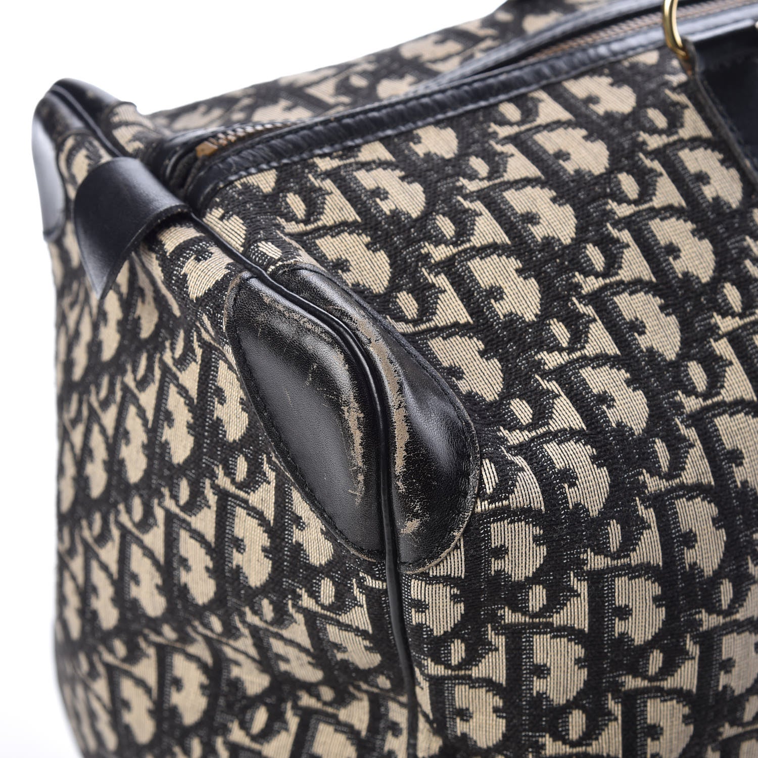 Christian Dior Monogram Duffle Black 9 of 14