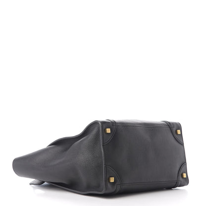 Celine Smooth Calfskin Mini Luggage Black 3 of 8