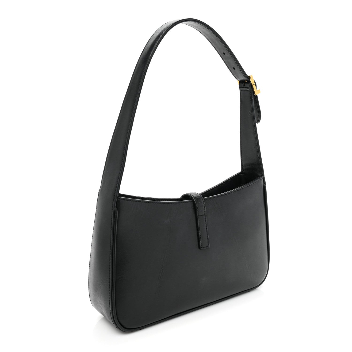 Saint Laurent Smooth Calfskin Le 5 A 7 Hobo Black 3 of 19