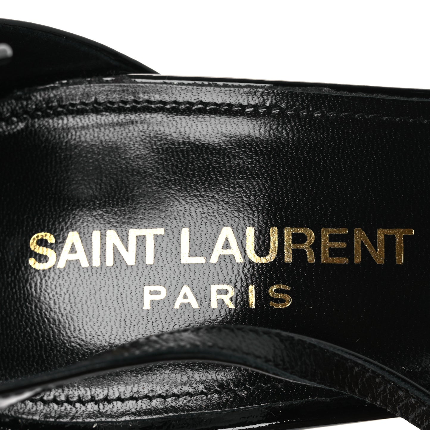 Patent Calfskin Opyum 110 Sandals 39 Black 39 Black