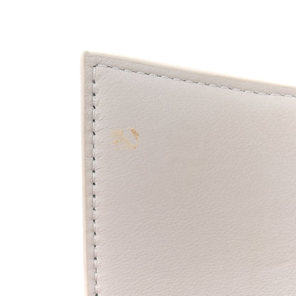 Balenciaga Shiny Calfskin Crocodile Embossed Hourglass Chain Bag Cream 11 of 14