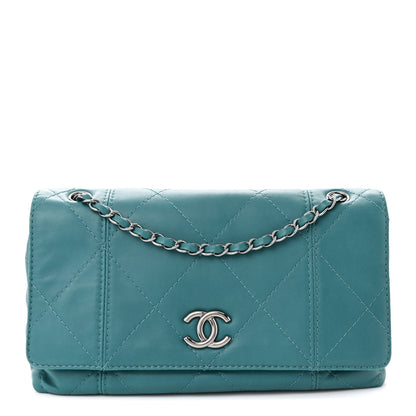 Chanel Lambskin Quilted Large Soft Touch Flap Green 1 of 10