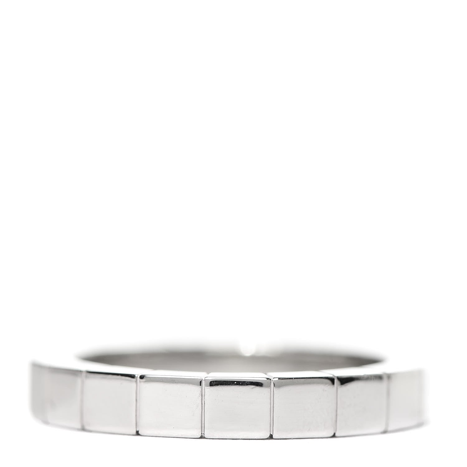 Cartier 18K White Gold Lanieres Ring 48 4.5 3 of 4
