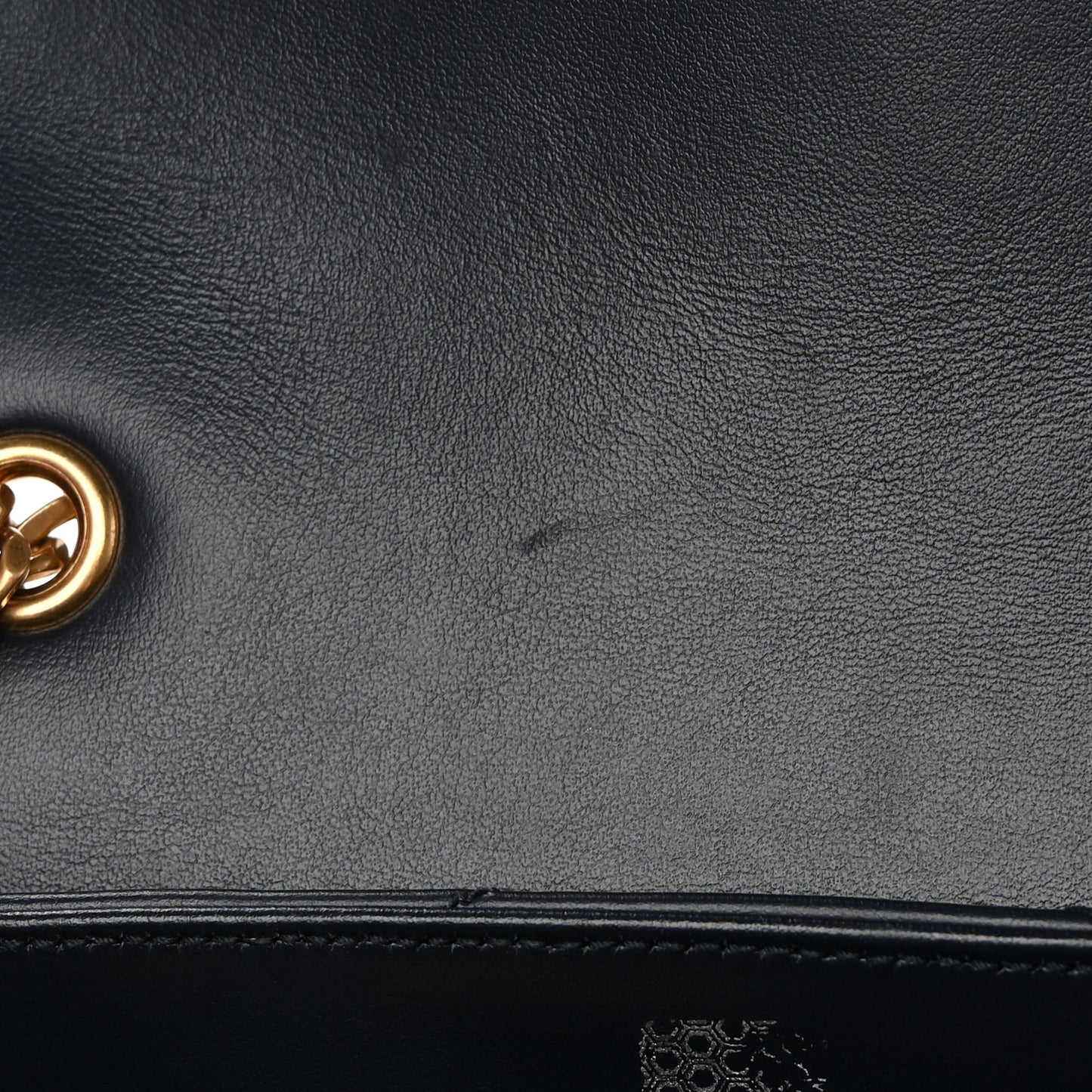 Calfskin Y Quilted Monogram Small Loulou Chain Satchel Deep Marine