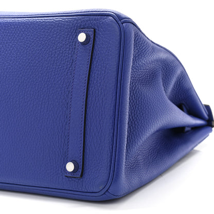 Hermes Togo BIRKIN 35 Bleu France 9 of 9
