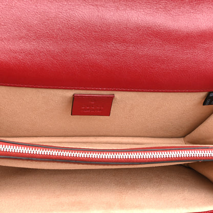 Gucci Tweed GG Monogram Small Dionysus Shoulder Bag White Black Romantic Cherry 5 of 11