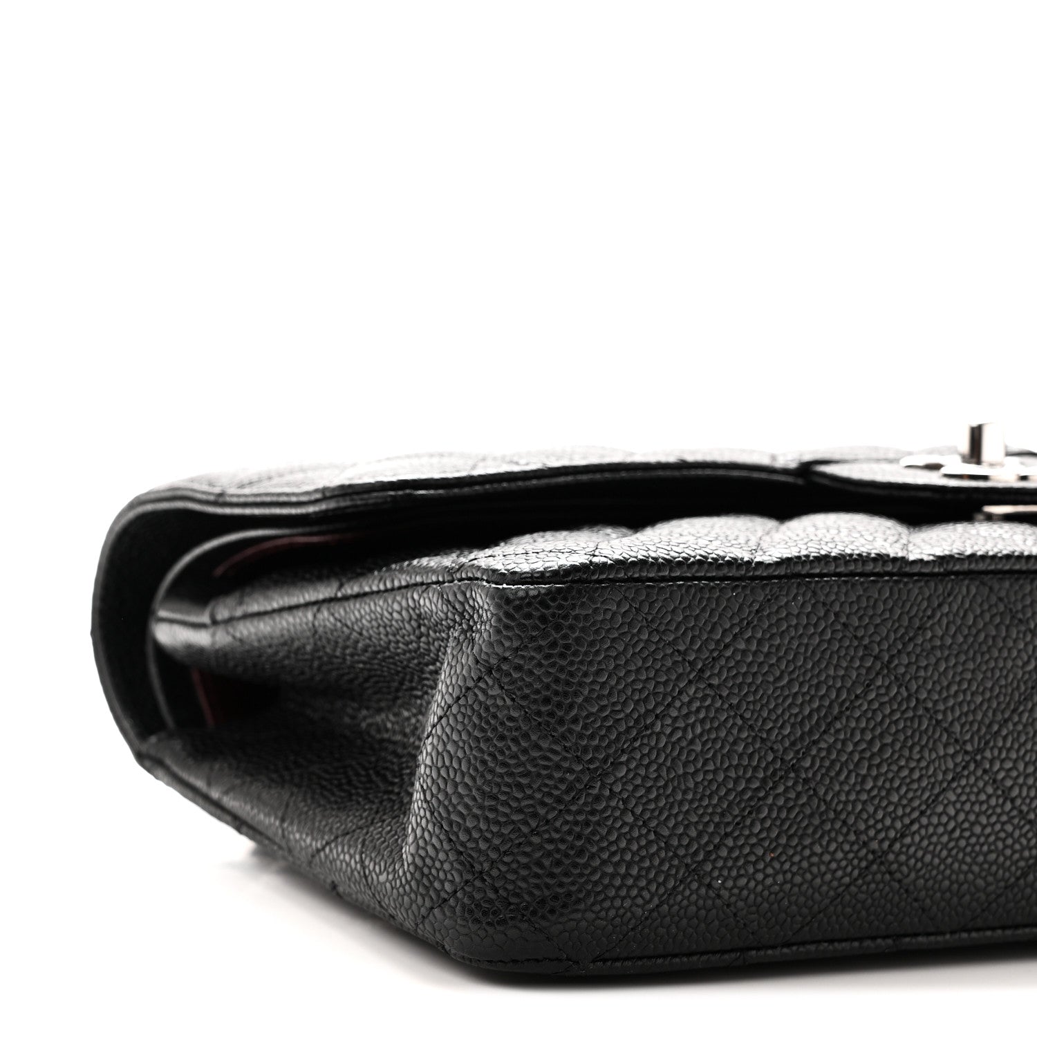 Chanel Caviar Quilted Medium Double Flap Black 9 of 10