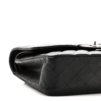 Chanel Caviar Quilted Medium Double Flap Black 9 of 10