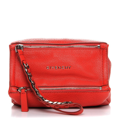 Givenchy Sugar Goatskin Pandora Wristlet Medium Red 1 of 7