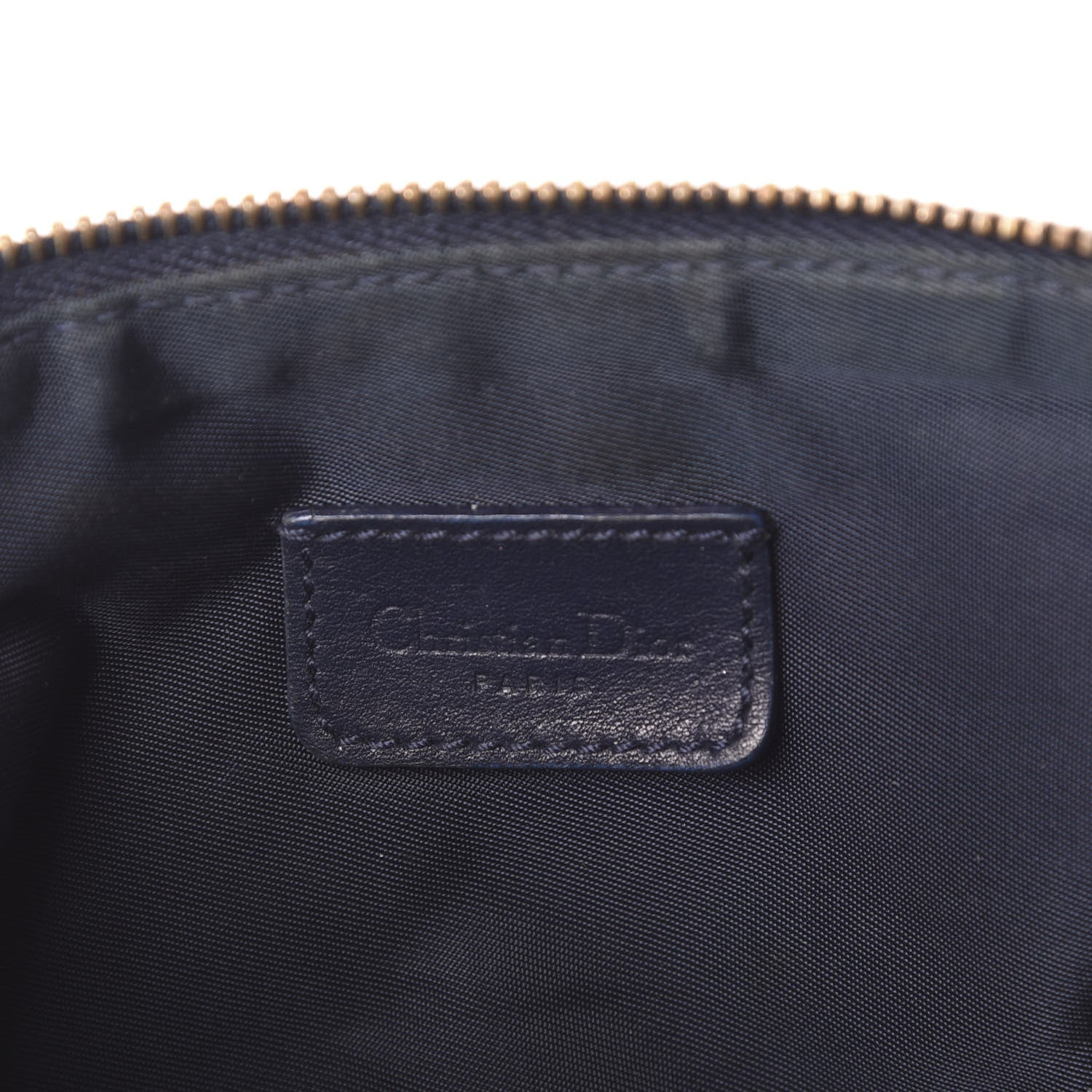 Christian Dior Monogram Mini Saddle Pochette Navy 5 of 13