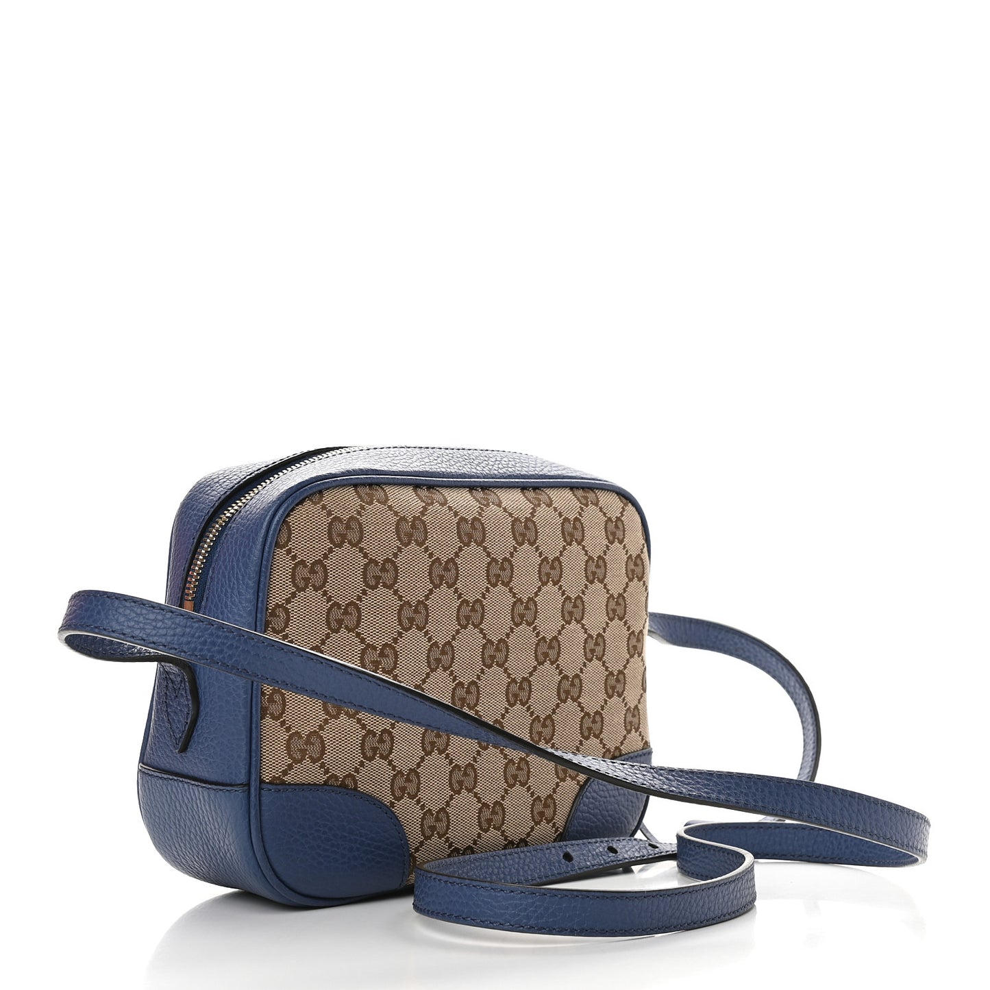 Monogram Dollar Calfskin Mini Bree Messenger Bag Beige Ebony Caspian
