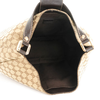 Gucci Monogram Large New Ladies Web Hobo Dark Brown 5 of 7