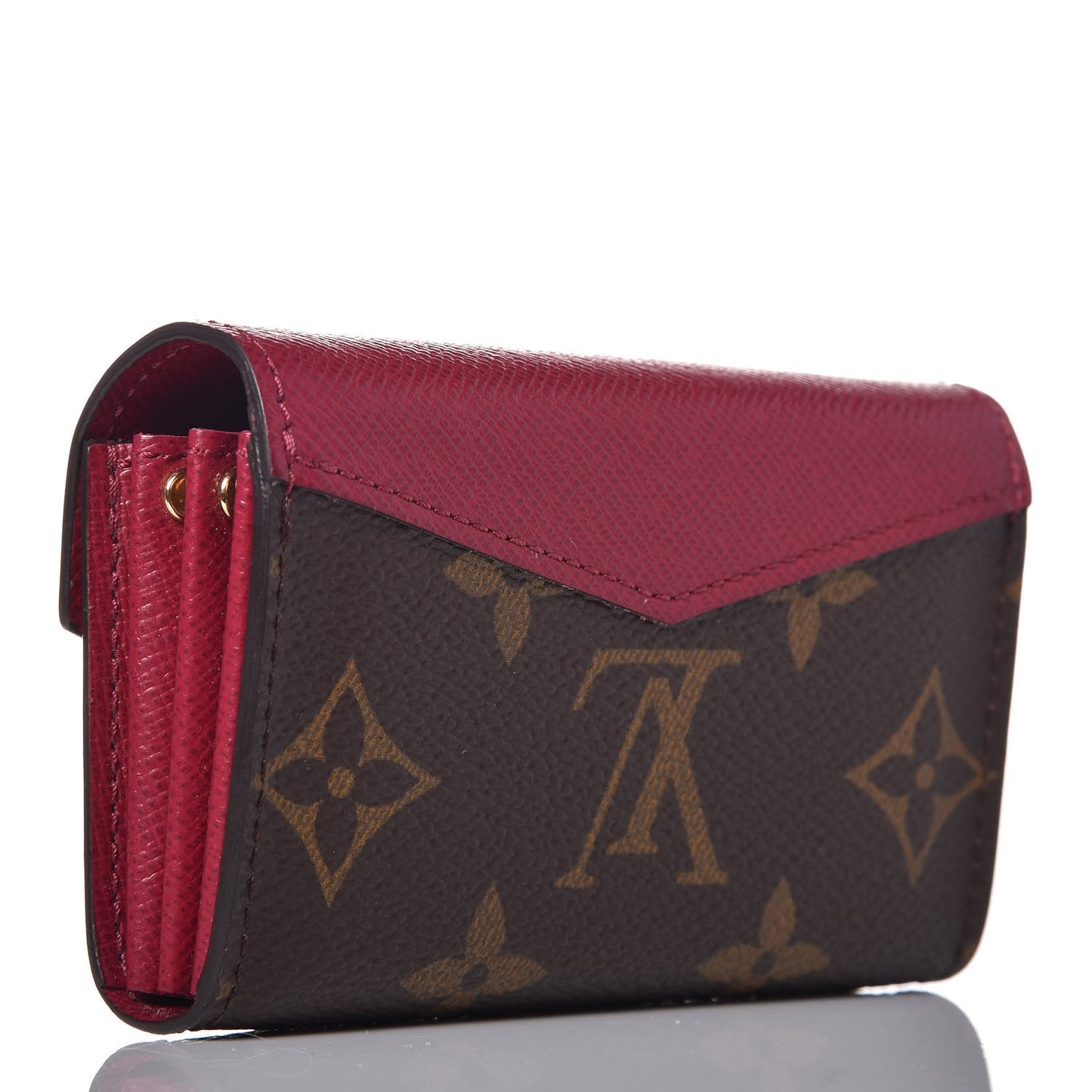 Monogram Sarah Multicartes Fuchsia