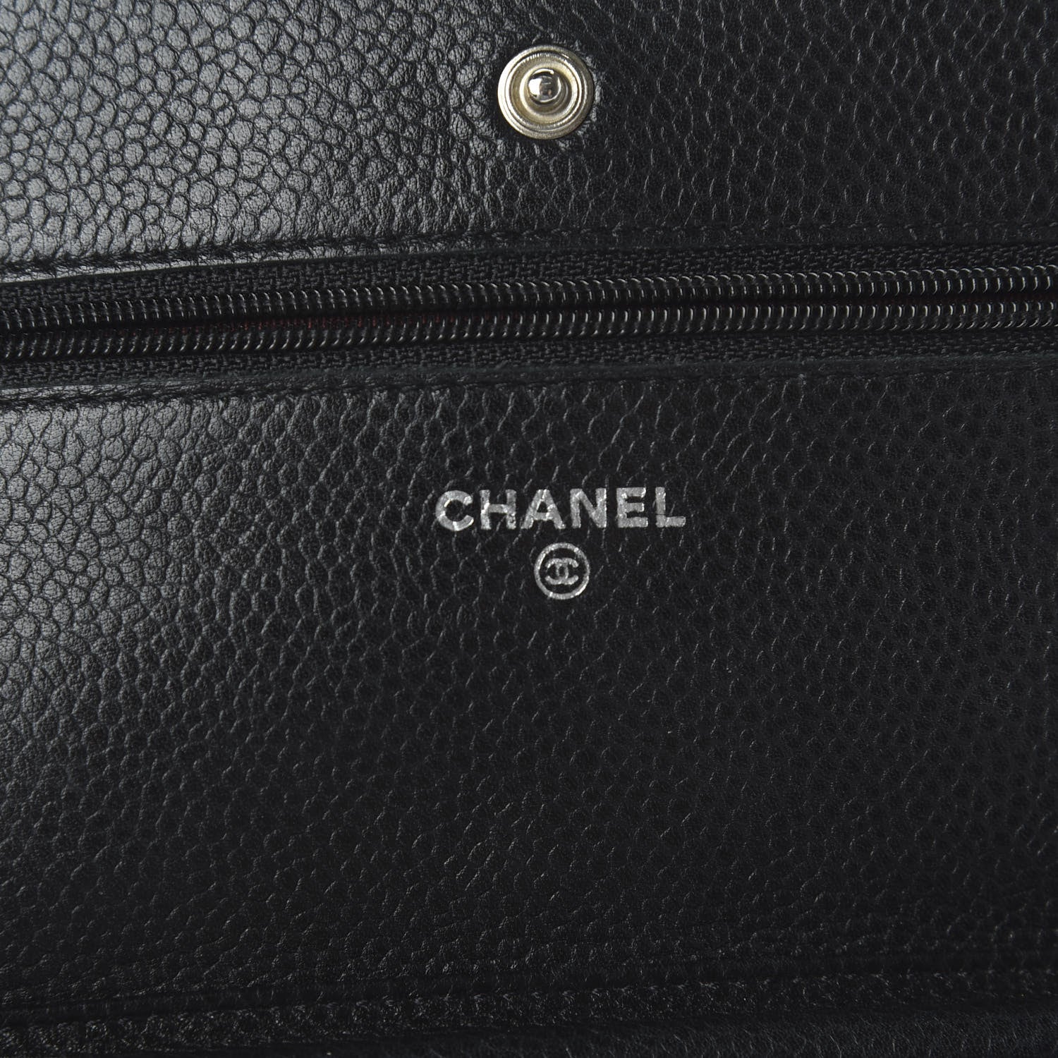 Chanel Caviar Quilted Wallet On Chain WOC Black 8 of 12