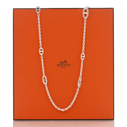 Hermes Sterling Silver Farandole Necklace 160 4 of 4