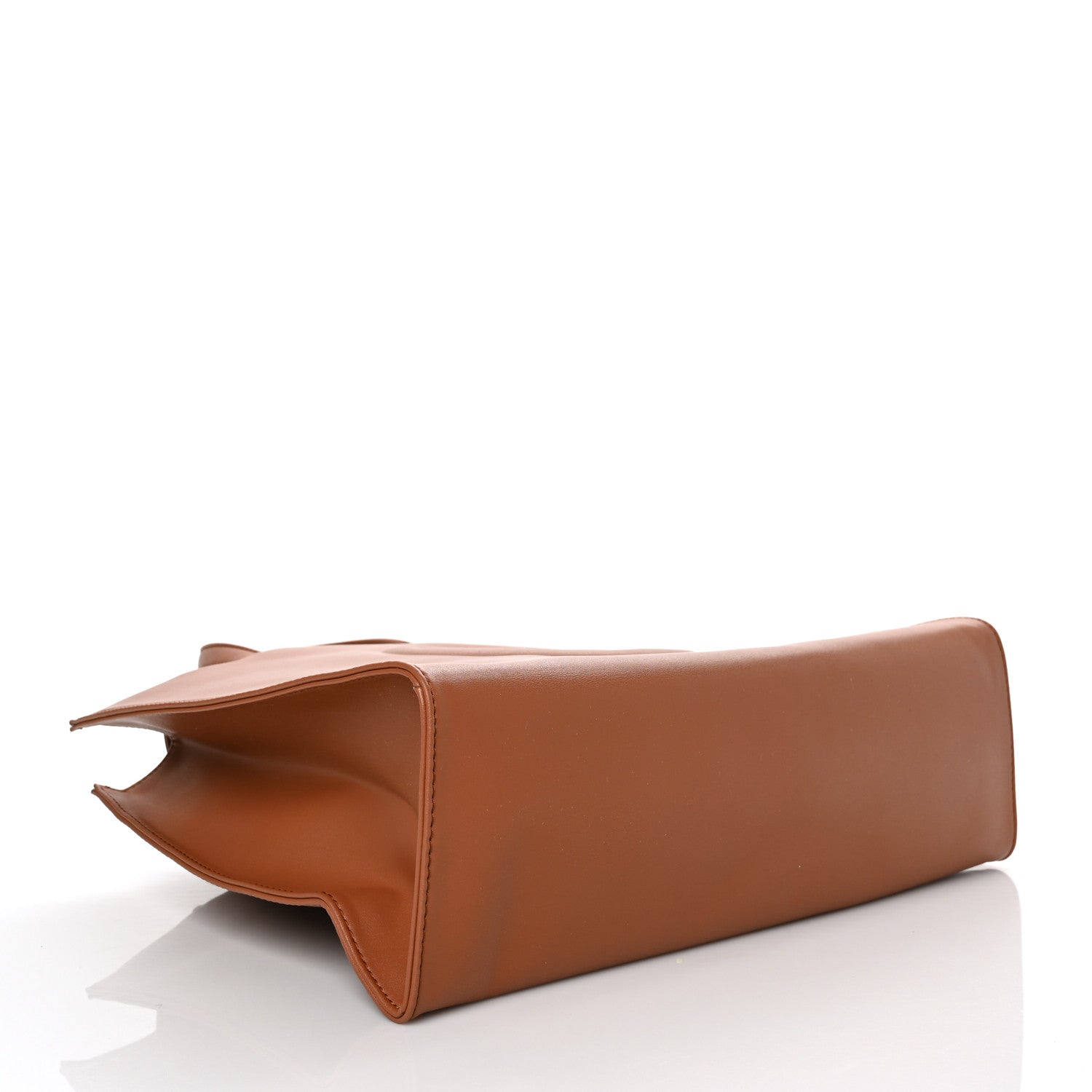 Telfar Vegan Leather Medium Shopping Bag Tan 4 of 7